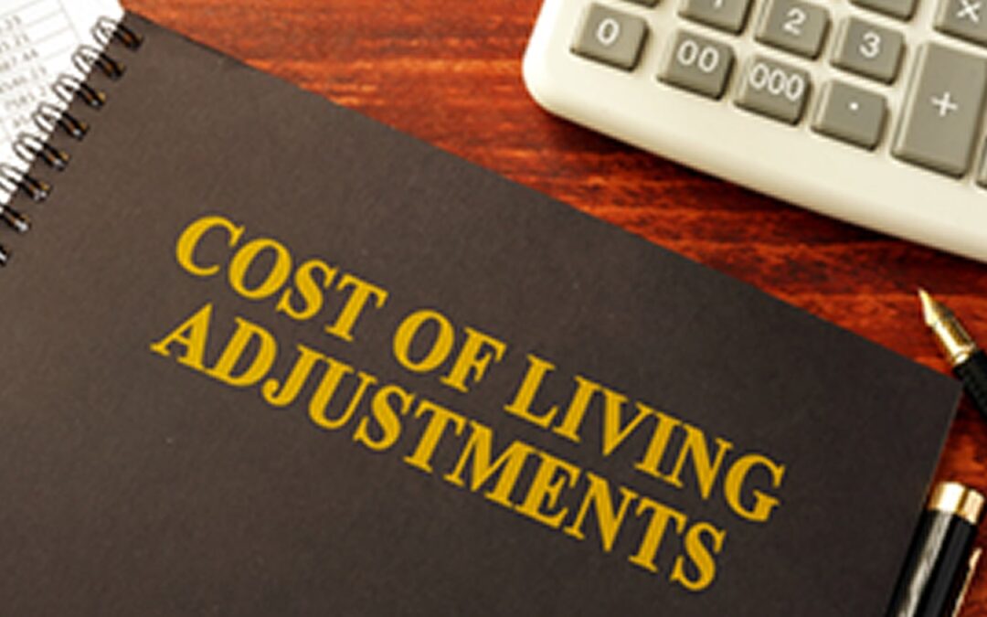 IRS Announcement:  2019 Cost of Living Increases